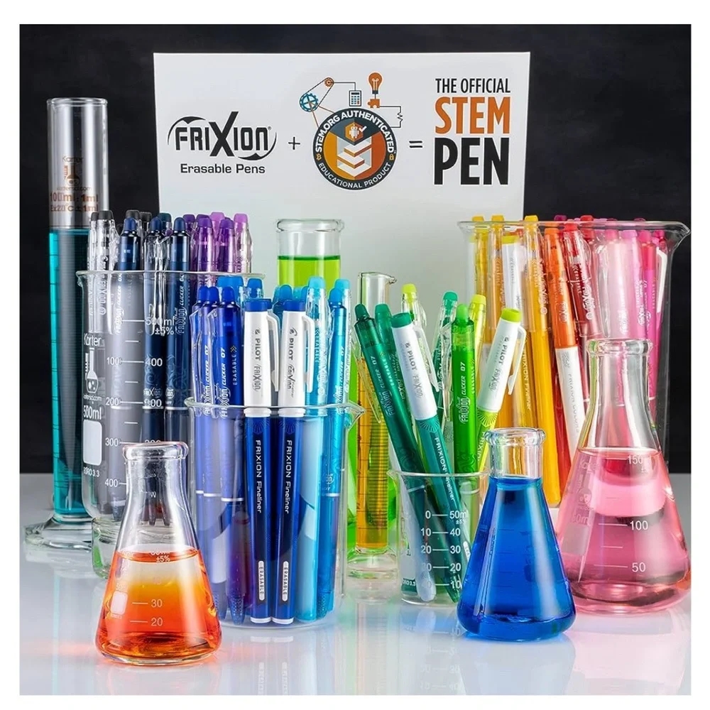 Pilot, FriXion Clicker Erasable Gel Pens, Fine Point 0.7 mm, Pack of 15